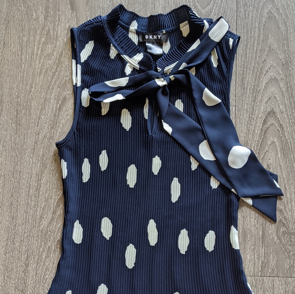 DKNY Pleated Blouse